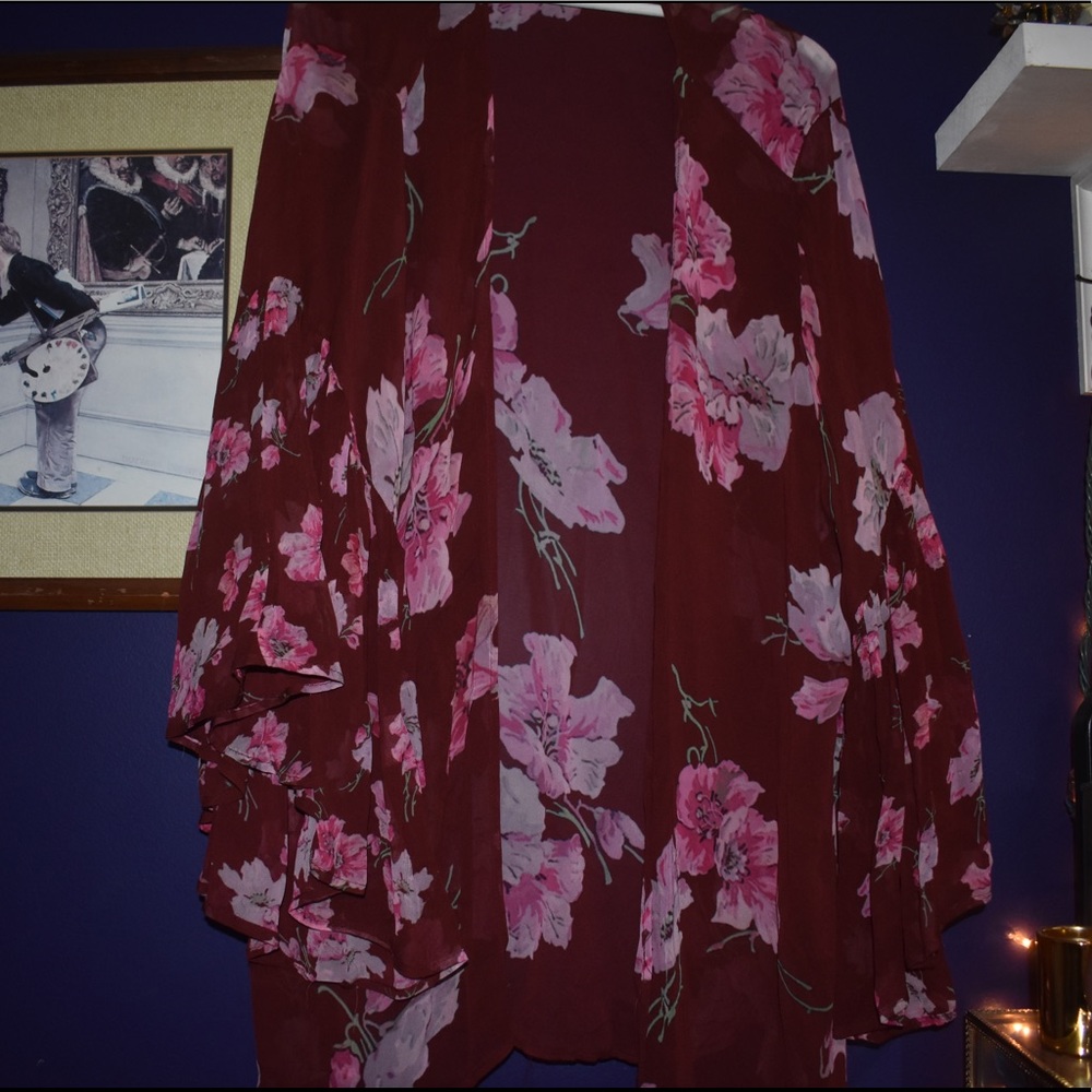 SACHI kimono with flutter sleeves